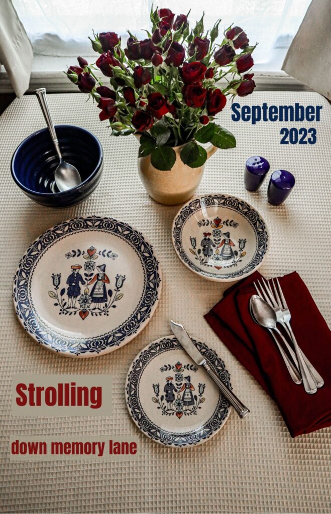 september table 2023 my mother's dishes