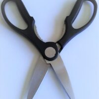 kitchen shears slightly opened